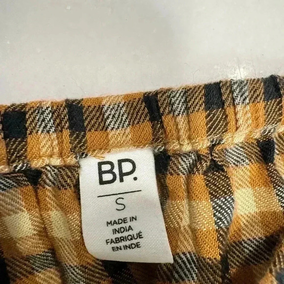 BP Nordstrom plaid long sleeve crop top size small - Picture 3 of 6